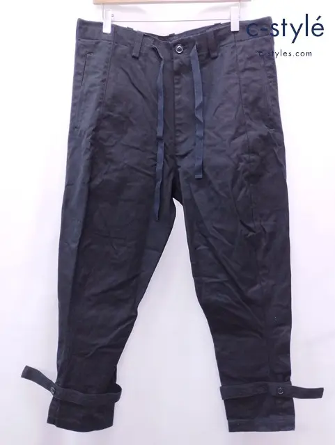 S’YTE サイト ベルトサルエルテパードパンツ 3 ブラック UM-P71-014