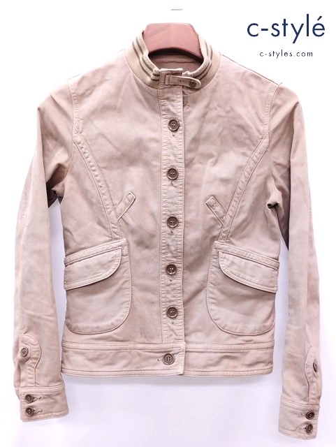 Share Spirit シェアスピリット ブルゾン 36 ベージュ FS114 コットン100% レディース