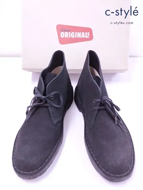 Clarks クラークス ブーツ 7 ブラック DESERT BOOT 250C