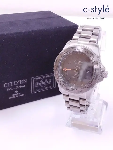 CITIZEN×PORTER シチズン×ポーター 腕時計 シルバー PROMASTER 941030064 ソーラー式