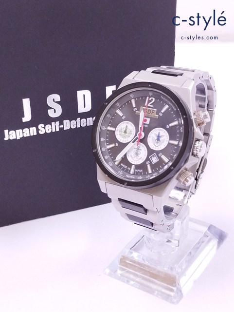 Kentex ケンテックス 腕時計 シルバー JSDF TRIFORCE 1403 S579M クォーツ