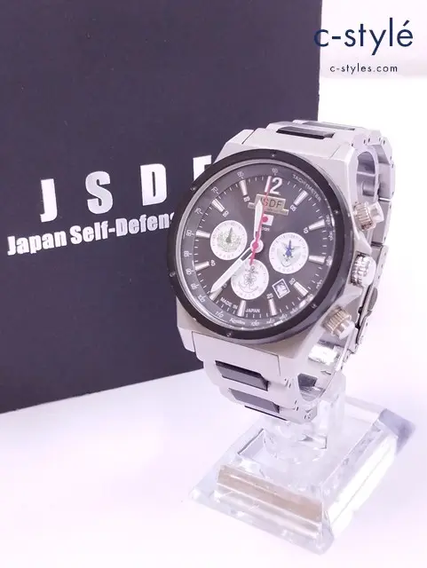 Kentex ケンテックス 腕時計 シルバー JSDF TRIFORCE 1403 S579M クォーツ