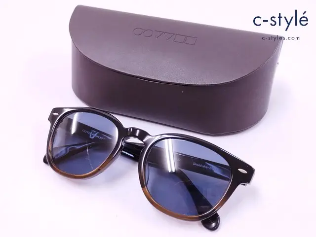 OLIVER PEOPLES×PORTER サングラス 52□21-137 ブラック SHELDRAKE SUN