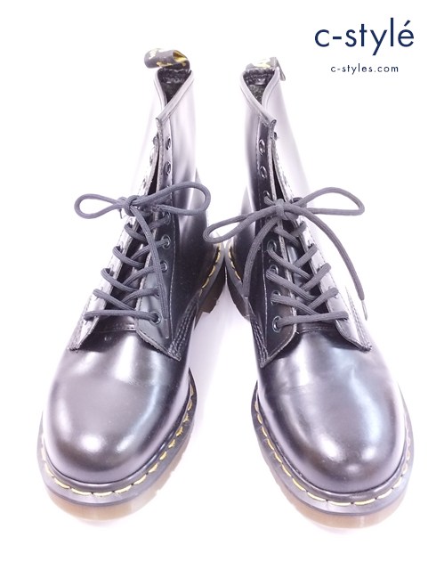 Dr.Martens ドクターマーチン 8ホールブーツ UK8 ブラック BLACK SMOOTH 8 EYELET BOOT Z WELT 1460