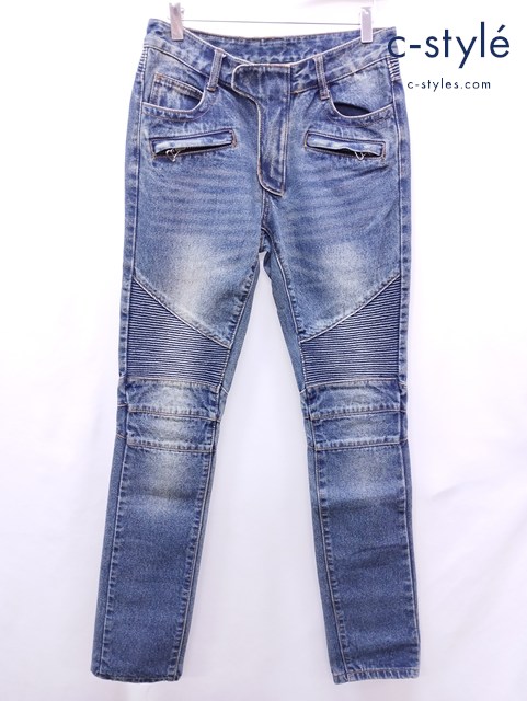 BALMAIN バルマン スリムフィットデニムパンツ 29 インディゴ T500-B433U
