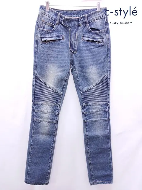 BALMAIN バルマン スリムフィットデニムパンツ 29 インディゴ T500-B433U