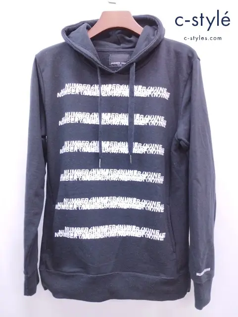 NUMBER (N)INE ナンバーナイン パーカー ブラック XL NDC-743N