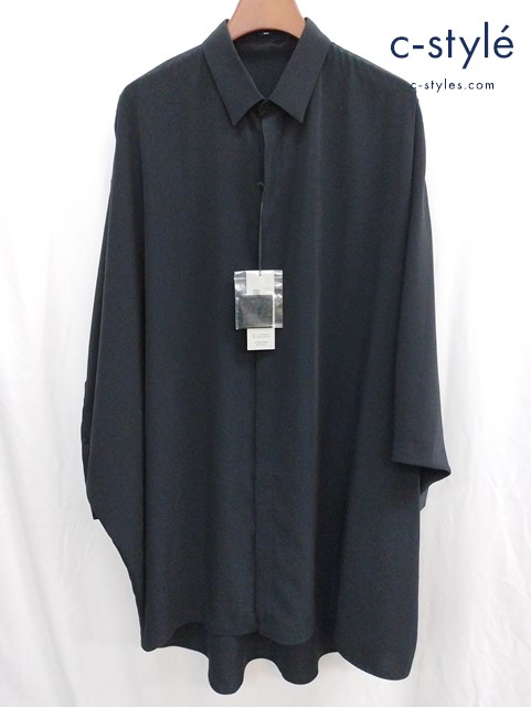 LAD MUSICIAN ドルマンスリーブ シャツ 42 ブラック DECHINE DOLMAN SLEEVE SHIRT 2123-112