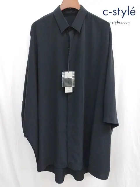 LAD MUSICIAN ドルマンスリーブ シャツ 42 ブラック DECHINE DOLMAN SLEEVE SHIRT 2123-112