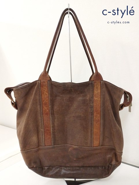 REDMOON レッドムーン レザートートバッグ ブラウン