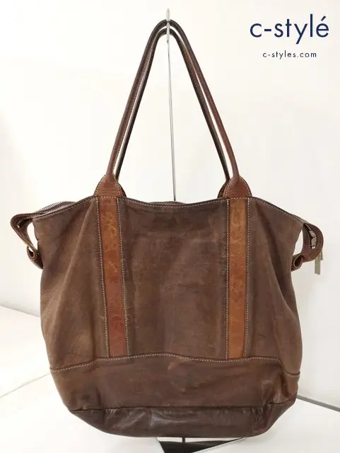 REDMOON レッドムーン レザートートバッグ ブラウン