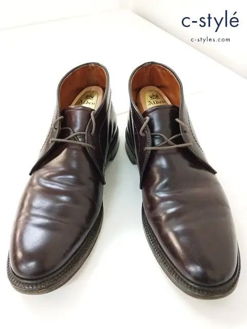Alden オールデン チャッカブーツ 9 ブラウン系 CHUKKA BOOTS 1339 シューツリー付