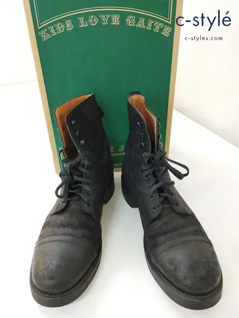 KIDS LOVE GAITE キッズラブゲイト レースアップブーツ 7 ブラック BAD HABITS 0807