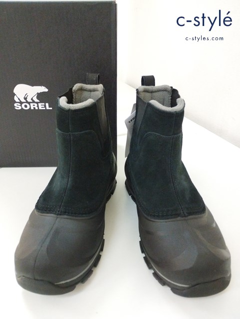 SOREL ソレル ウィンターブーツ 26.5cm ブラック BUXTON PULL ON BOOTS WP 2084911010 NM5182-010