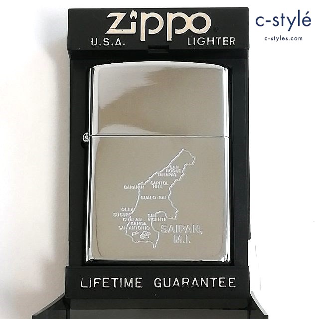 ZIPPO ジッポー オイルライター SAIPAN M.I. シルバー 1992 喫煙具 嗜好品