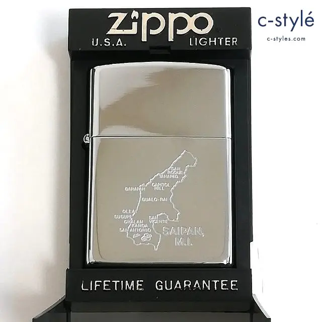 ZIPPO ジッポー オイルライター SAIPAN M.I. シルバー 1992 喫煙具 嗜好品