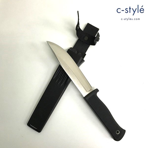 FALLKNIVEN ファルクニーベン シースナイフ A1 LAM.VG10 シルバー 鞘付き 全長:約28.1cm 刃渡:約15.4cm