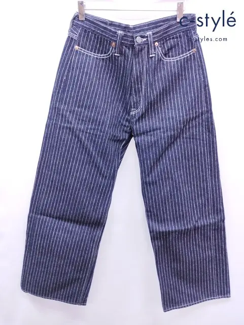 THE FLAT HEAD フラットヘッド デニムパンツ インディゴ 31 ウォバッシュワイドストレートパンツ F-WP703