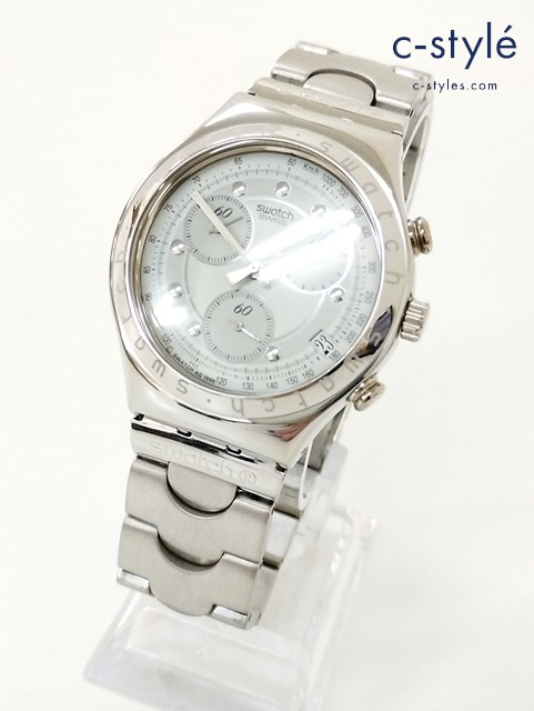 SWATCH スウォッチ 腕時計 シルバー クォーツ IRONY YCS400G