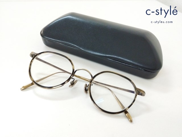 掌×PORKER FACE たなごころ×ポーカーフェイス メガネ ゴールド系 眼鏡 PTG-15 CHS チョコササ