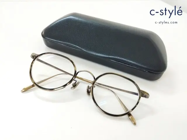 掌×PORKER FACE たなごころ×ポーカーフェイス メガネ ゴールド系 眼鏡 PTG-15 CHS チョコササ