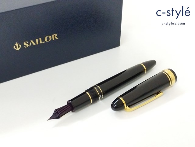SAILOR セーラー 万年筆 ブラック プロフィット レアロ F 11-3924 21K 875