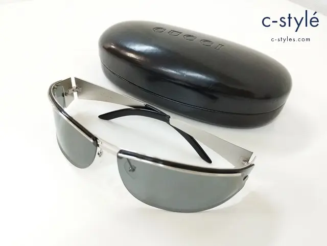 GUCCI グッチ サングラス 73□12 シルバー×ブラック GG1727/S YB7VU