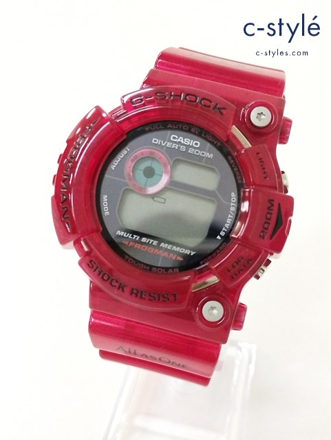 CASIO カシオ 腕時計 レッド G-SHOCK フロッグマン クォーツ FROGMAN GW-203K