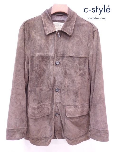 L.L.Bean エルエルビーン レザージャケット S ブラウン 3B