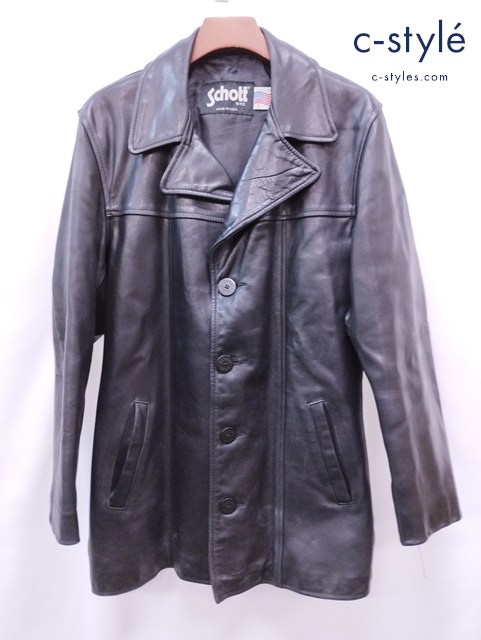 Schott ショット カーコート S ブラック USA製