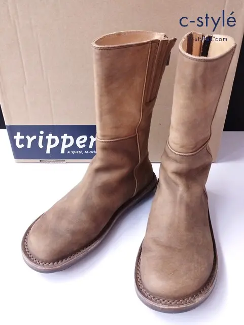 trippen トリッペン ブーツ ベージュ系 Mid Boot Cuoio レディース