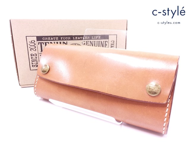 TENJIN WORKS 天神ワークス 長財布 キャメル系 ロングウォレット