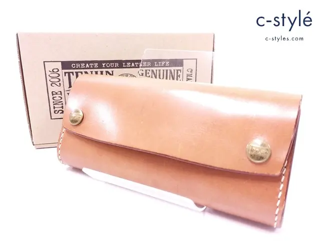 TENJIN WORKS 天神ワークス 長財布 キャメル系 ロングウォレット