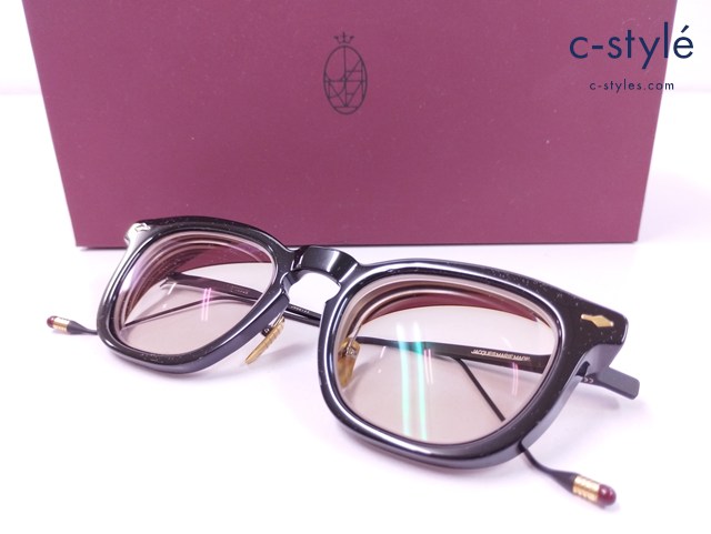 JACQUES MARIE MAGE ジャックマリーマージュ メガネ 48□22 ブラック BYRON JMMBY35 度入り