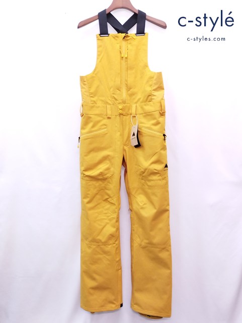 BURTON バートン ビブパンツ S イエロー Mens Reserve Bib Pant スノーボードウェア