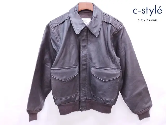 Schott ショット フライトジャケット 38 ブラウン A-2 FLIGHT JACKET A-A-55265
