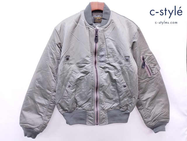 WAIPER.inc ワイパーインク フライトジャケット L セージグリーン系 米軍 初期型 VINTAGE MA-1 FLIGHT JACKET