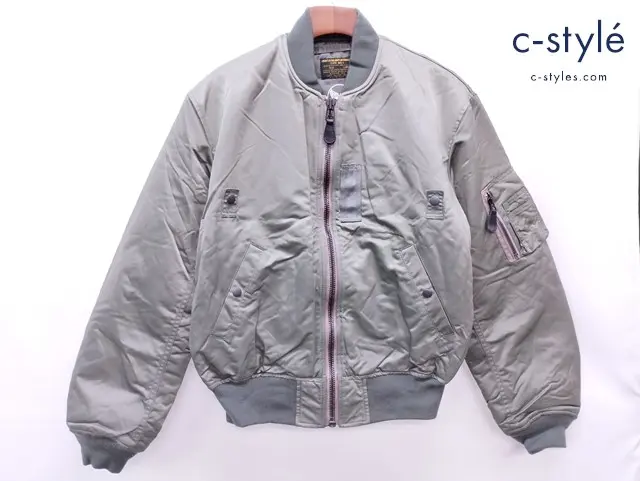 WAIPER.inc ワイパーインク フライトジャケット L セージグリーン系 米軍 初期型 VINTAGE MA-1 FLIGHT JACKET