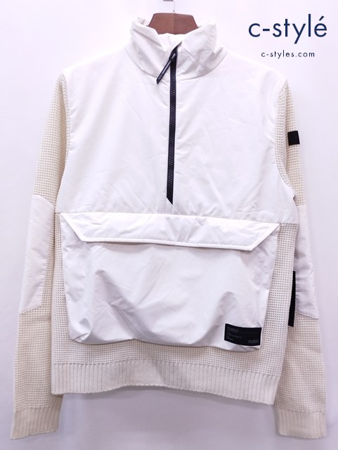 nobis ノビス プルオーバー M/M クリーム系 WAI Chakl Performance Half Zip Sweater