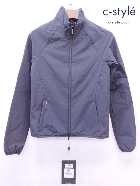 nobis ノビス ジャケット S/P ブラック STRATUS ブルゾン ダブルジップ