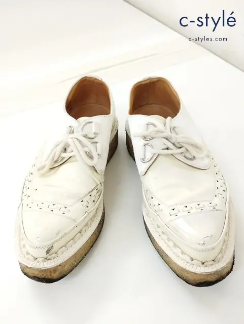 GEORGE COX ジョージコックス シューズ 7 ホワイト DIANO D RING SHOE 4410V