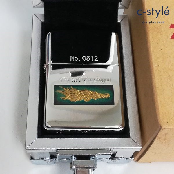 ZIPPO ジッポー オイルライター The Tail of a Dragon 厚生地#162 ARMOR使用 シルバー 2003