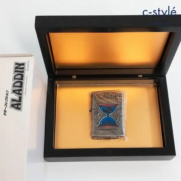 ZIPPO ジッポー オイルライター サミーコレクション アラジン シルバー系 2005 砂時計 立体プレート