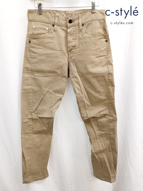 DENHAM デンハム チノパン W27 ベージュ FUSION REGULAR TAPERED FIT27200-3-10121