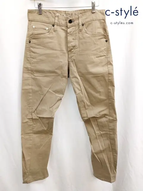 DENHAM デンハム チノパン W27 ベージュ FUSION REGULAR TAPERED FIT27200-3-10121