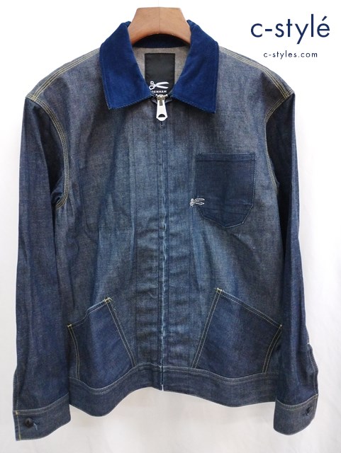DENHAM デンハム デニムジャケット M インディゴ Y.O.T DENIM JACKET 27211-2-20007 虎