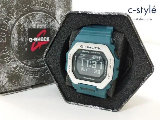 CASIO カシオ 腕時計 ブルーグリーン G-SHOCK GBX-100-2DR クオーツ