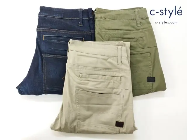 G-STAR RAW ジースター ロゥ デニムパンツ チノパン 30 D-STAQ 計3点