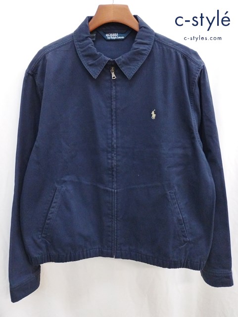 Polo by Ralph Lauren ポロラルフローレン スウィングトップ ジャケット L ネイビー