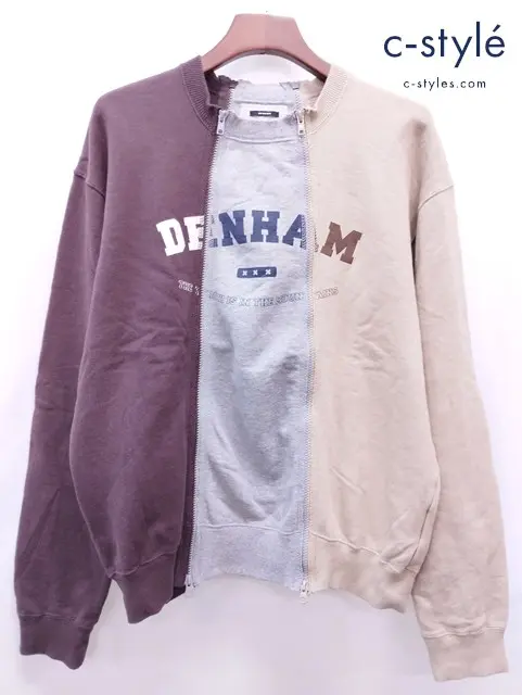 DENHAM×MOUNTAIN RESEARCH デンハム×マウンテンリサーチ ジップスウェット XL マルチカラー